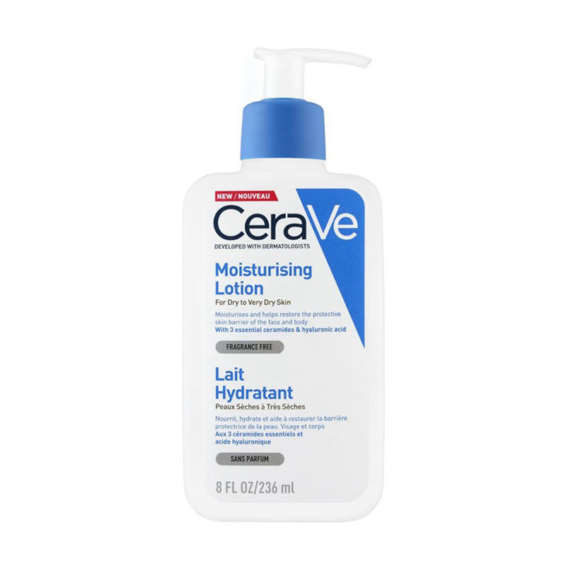 CeraVe Daily Moisturizing Lotion for Dry Skin | Body Lotion & Facial Moisturizer with Hyaluronic Acid and Ceramides | Fragrance Free